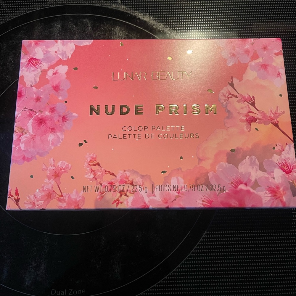 Lunar Beauty Nude Prism Eyeshadow Palette - Pink and Gold
